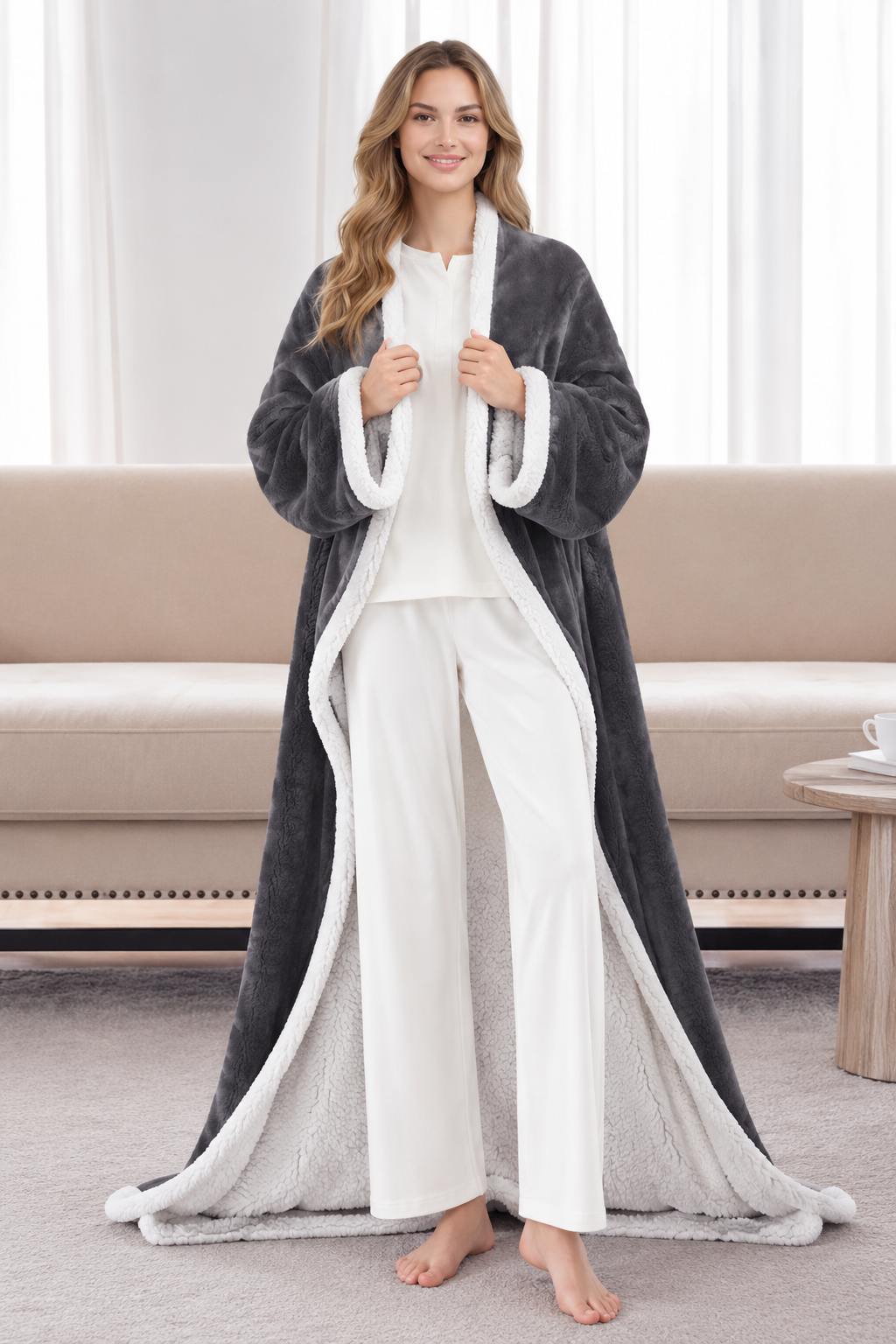 LUVIZORA CozyHeat™ Heated Wearable Blanket