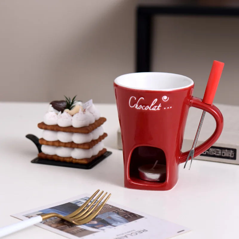 LUVIZORA MeltMate™ Chocolate Fondue Mug