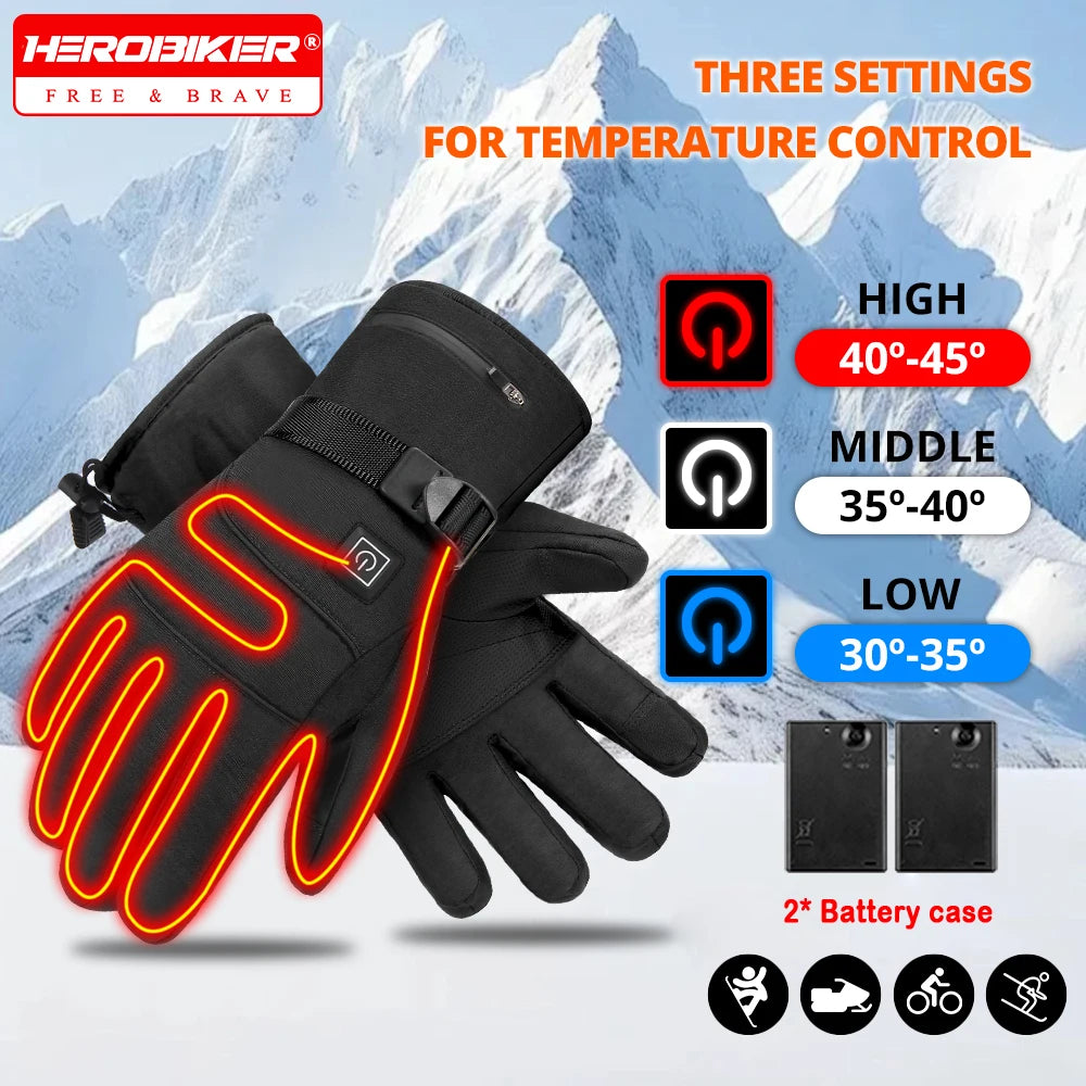LUVIZORA ThermoGrip™ Heated Gloves