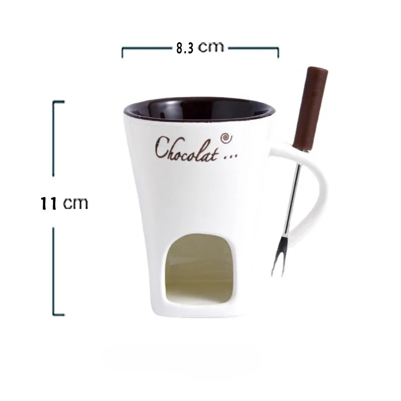 LUVIZORA MeltMate™ Chocolate Fondue Mug