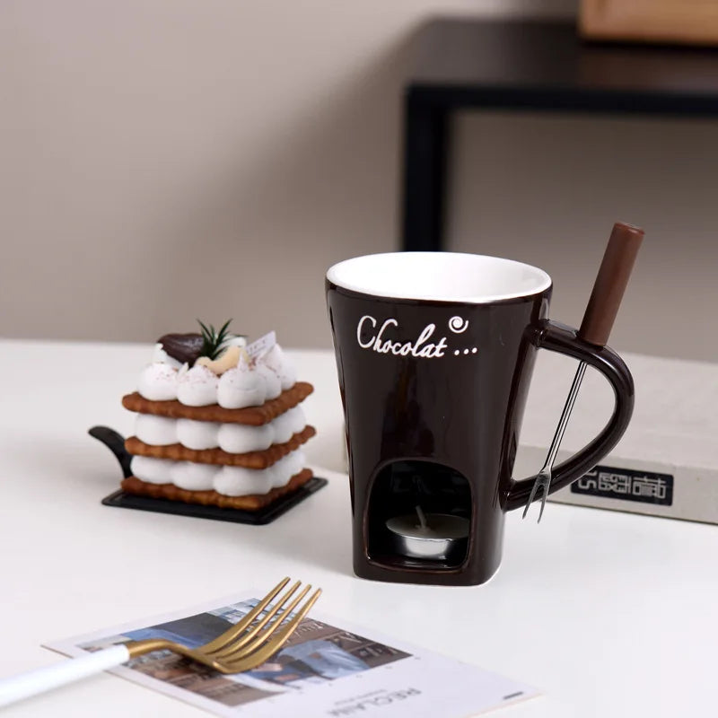 LUVIZORA MeltMate™ Chocolate Fondue Mug